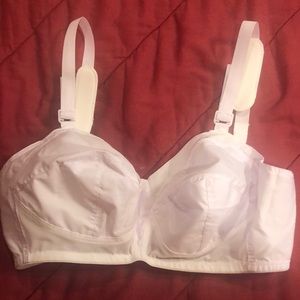 Exquisite Form 36C Cotton and Mesh Bra - Strap Supports